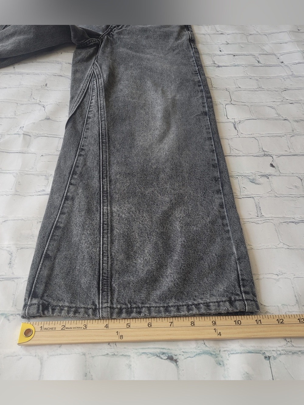 ✅ NWT Levi's 94’s baggy Wide Leg Jeans in Washed Black size 24 - Picture 5 of 11